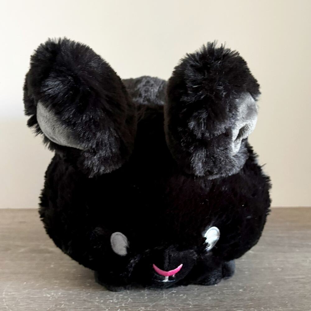 Squishables Mini Black Void Bunny Stuff Animal Plush Goth Toy EUC